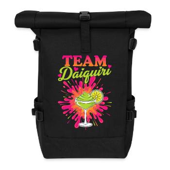 Équipe de cocktails de soirée de jeune fille Daiquiri - Sac à dos roll top - noir - Devant