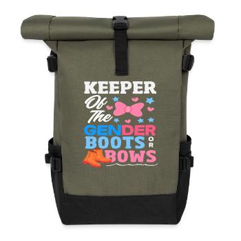 Gardien des Genres Boots ou Bow - Sac à dos roll top - olive/noir - Devant