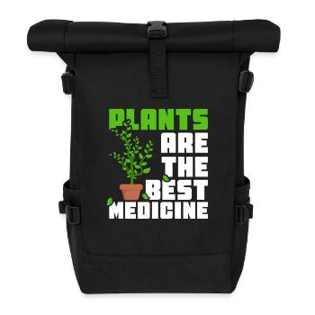 Médecine des plantes - Sac à dos roll top - noir - Devant