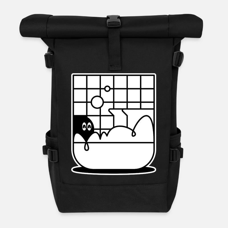 Tub Thug - Roll Top Backpack - black
