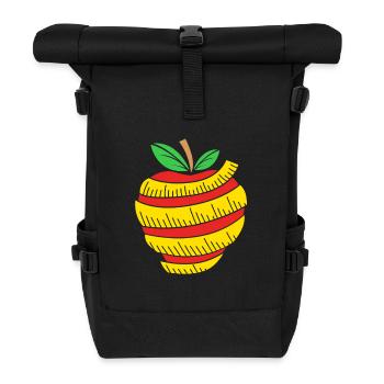 Nahrungsmittel Ernährung Lebensmittel - Rolltop Rucksack - Schwarz - Vorne