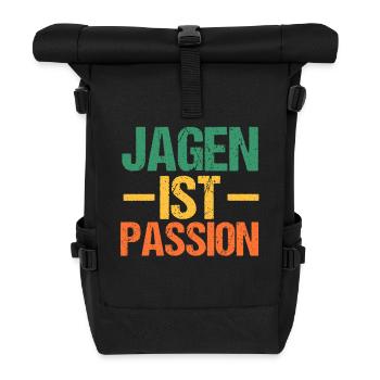 Hunting Hunting Huntsman Hunters - Roll Top Backpack - black - Front