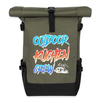 Chef ÉQUIPE DES CUISINES EXTÉRIEURES Drôle - Sac à dos roll top - olive/noir - Devant