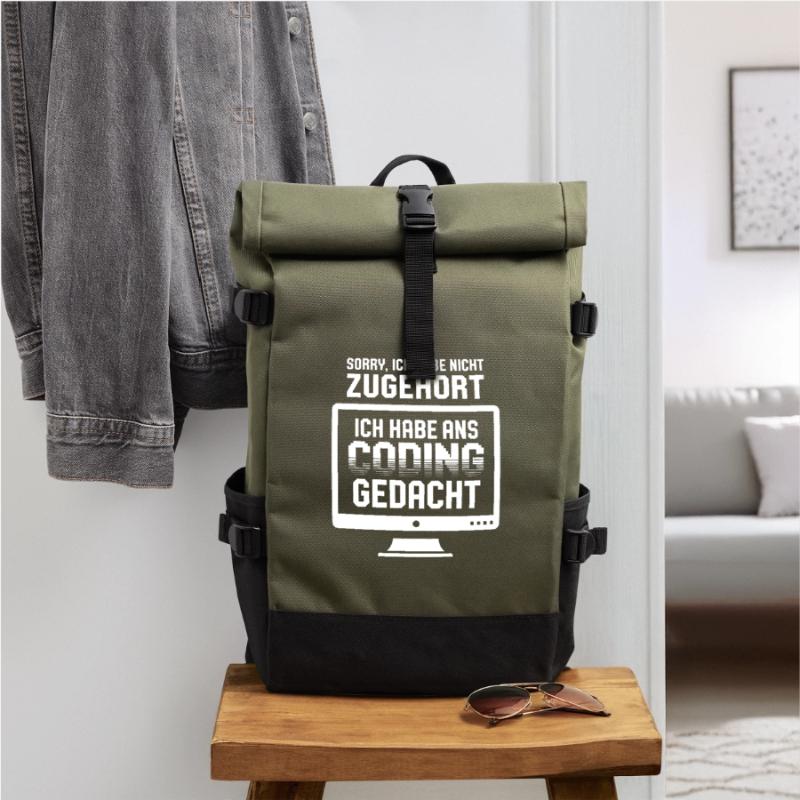 Coder la pensée au lieu d’écouter Sac à dos roll top