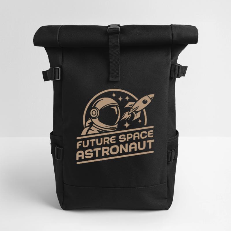 Future astronaute spatial : aventure rétro spatiale Sac à dos roll top