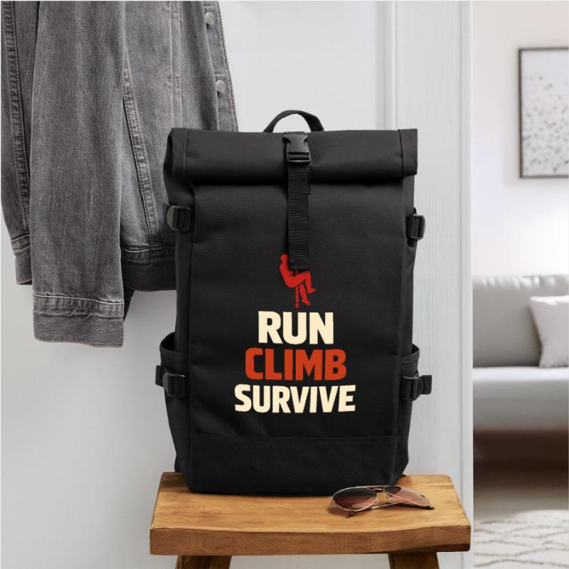 Obstacle Course Racer Obstacle Course Ocr Roll Top Backpack