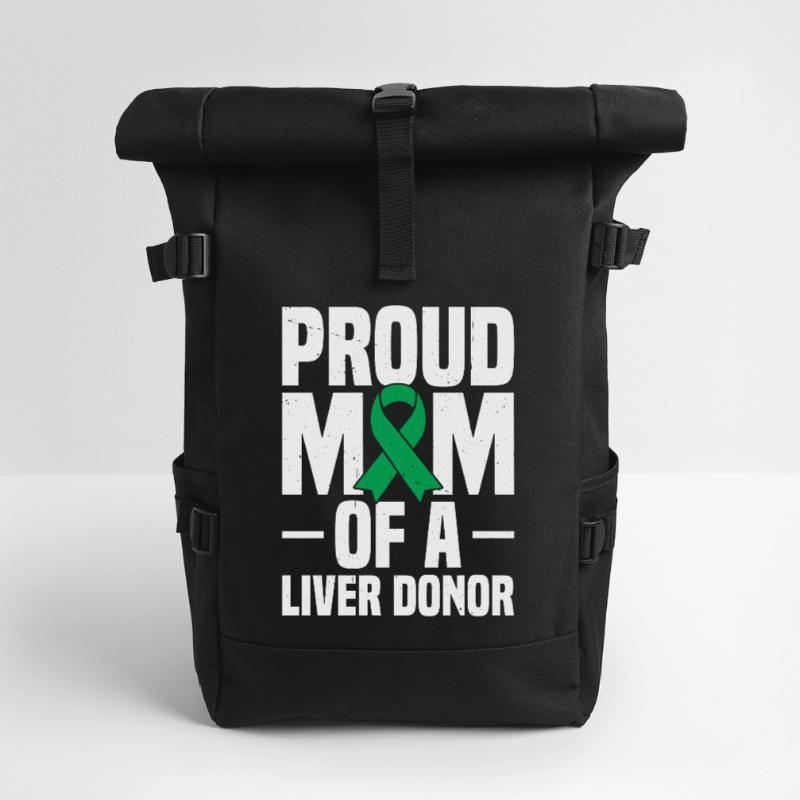 Lebertransplantationsorganspende Mutter einer Leber Rolltop Rucksack