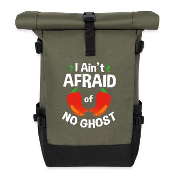 Jalapeno Chipotle Chilli Chili Pepper Hot Chili - Roll Top Backpack - olive/black - Front