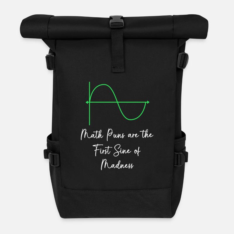 Mathematiker Mathe mathematisch Mathematik - Rolltop Rucksack - Schwarz