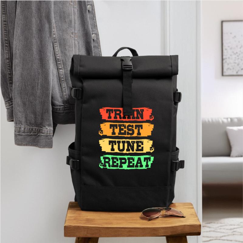GPT Coder Programmierer Rolltop Rucksack