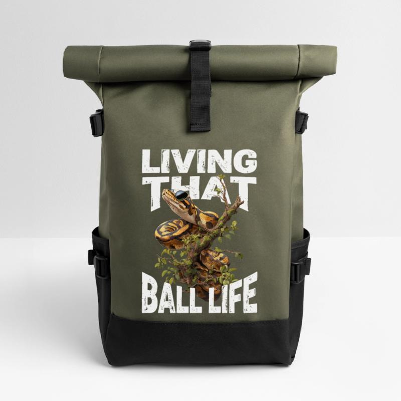 Python roi Serpents Amateurs de terrarium Python Sac à dos roll top