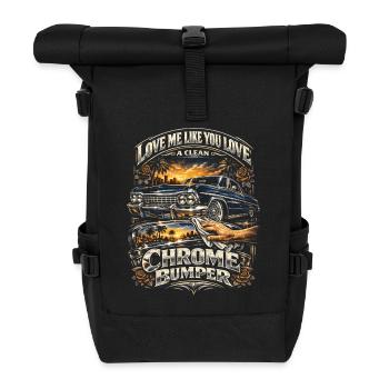 Lowrider Auto - Rolltop Rucksack - Schwarz - Vorne