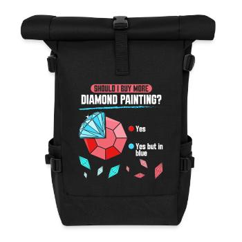  Diamond Painting Collection Tools Storage Diamond - Roll Top Backpack - black - Front