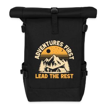 Girl Scout Leader Adventures First Scout - Rolltop Rucksack - Schwarz - Vorne