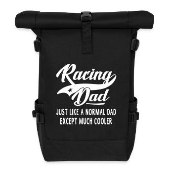 Papa de course : Un tee bien plus cool - Sac à dos roll top - noir - Devant