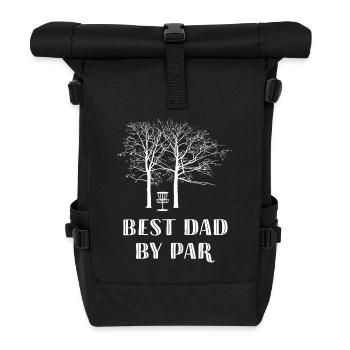 Bester Vater nach Par - Rolltop Rucksack - Schwarz - Vorne
