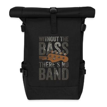 Conception de la basse – Sans la basse - Sac à dos roll top - noir - Devant