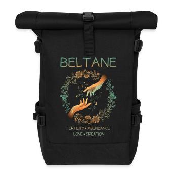 Beltane Fruchtbarkeit Fülle Liebesschöpfung - Rolltop Rucksack - Schwarz - Vorne