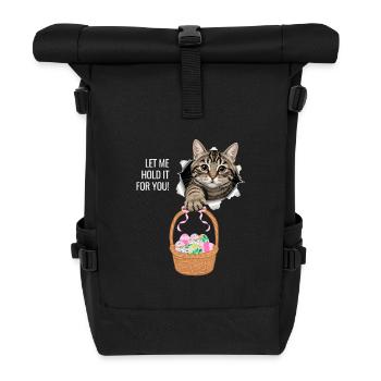 Laisse-moi la tenir pour toi - Sac à dos roll top - noir - Devant