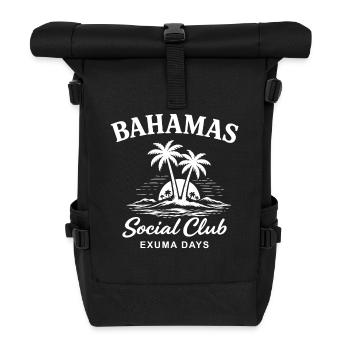 Bahamas Social Club Exuma Days - Rolltop Rucksack - Schwarz - Vorne