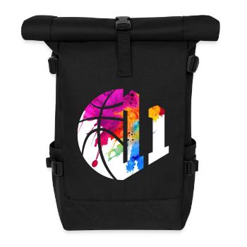 NO. 11 NUMBER 11 BASKETBALL 11TH BIRTHDAY - Roll Top Backpack - black - Front