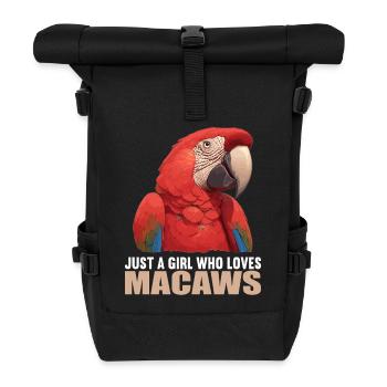 Macaw's Era - Roll Top Backpack - black - Front
