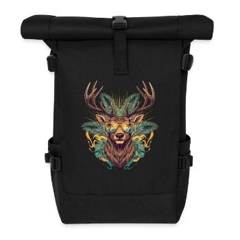 Deer Tropical Sunglasses - Roll Top Backpack - black - Front