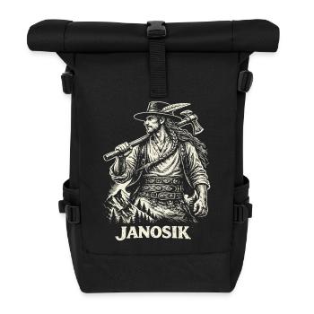 Janosik Polish Highland Legend - Roll Top Backpack - black - Front