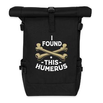 Archäologie - Rolltop Rucksack - Schwarz - Vorne
