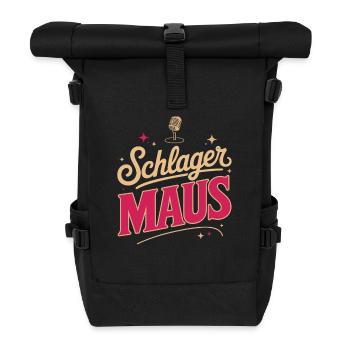 Schlager Maus Party Crew JGA Frauen Schlagermaus - Roll Top Backpack - black - Front