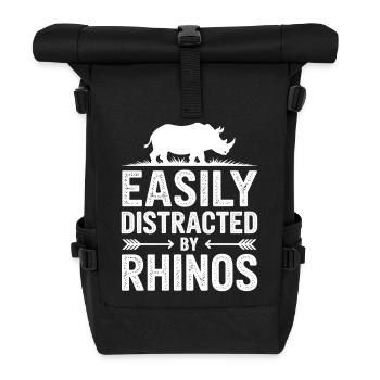Paroles des rhinocéros : Don drôle de rhinocéros - Sac à dos roll top - noir - Devant