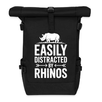Paroles des rhinocéros : Don drôle de rhinocéros - Sac à dos roll top - noir - Devant