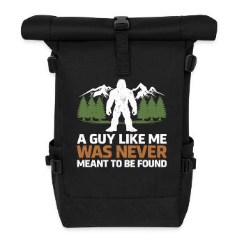 Bigfoot Sasquatch Yeti Cryptid Creatures Big Foot - Rolltop Rucksack - Schwarz - Vorne