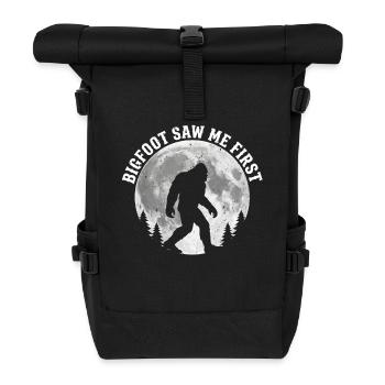 Bigfoot Sasquatch Yeti Cryptid Creatures Big Foot - Rolltop Rucksack - Schwarz - Vorne