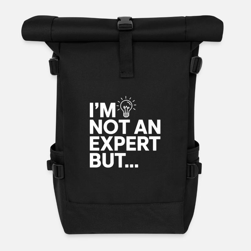I'm not an expert, but... - Roll Top Backpack - black