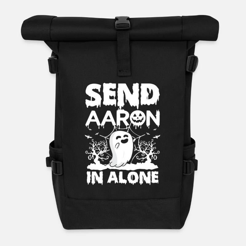 Geisterjäger Halloween Englisch Spruch - Rolltop Rucksack - Schwarz