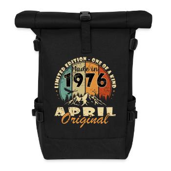 Jubilee year April 1976 - Roll Top Backpack - black - Front
