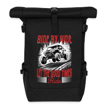 UTV Off Road 4 Wheeler Side by side - Rolltop Rucksack - Schwarz - Vorne