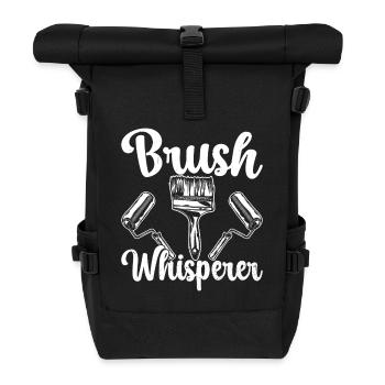 House Painter Hilarious Designs Unique Gifts - Rolltop Rucksack - Schwarz - Vorne
