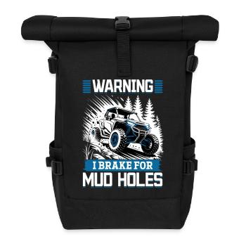 UTV Off Road 4 Wheeler Side by side - Rolltop Rucksack - Schwarz - Vorne