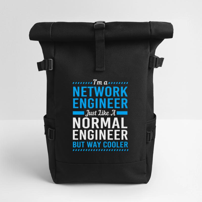 Netzwerk Informatiker Programmierer Admin Rolltop Rucksack