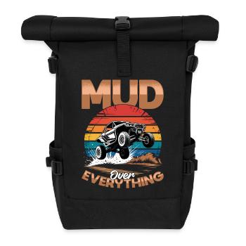 UTV Off Road 4 Wheeler Side by side - Rolltop Rucksack - Schwarz - Vorne