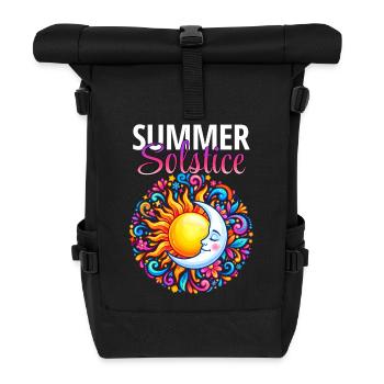 Litha Pagan Solstice d’été Midsommar - Sac à dos roll top - noir - Devant