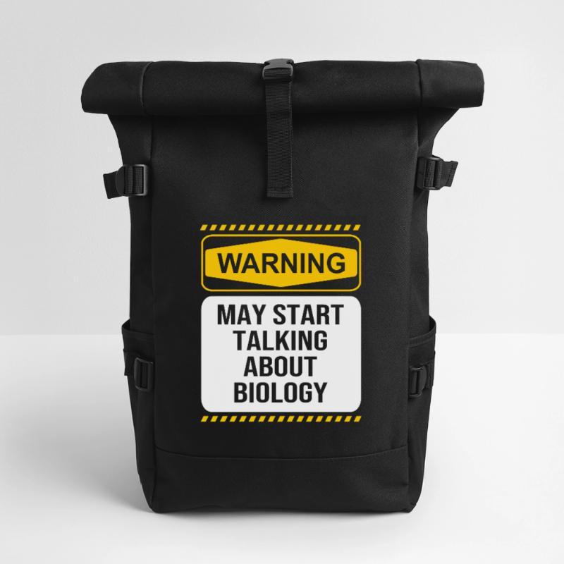 Structural formula molecule Roll Top Backpack