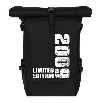 17 Year Old Birthday Gift 2009 Boy Girl - Roll Top Backpack - black - Front