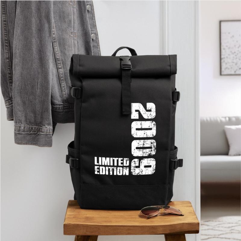 17-jähriges Geburtstagsgeschenk 2009 Junge Mädchen Rolltop Rucksack