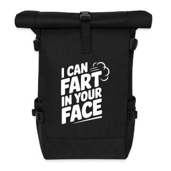 Je peux te péter au nez - Sac à dos roll top - noir - Devant