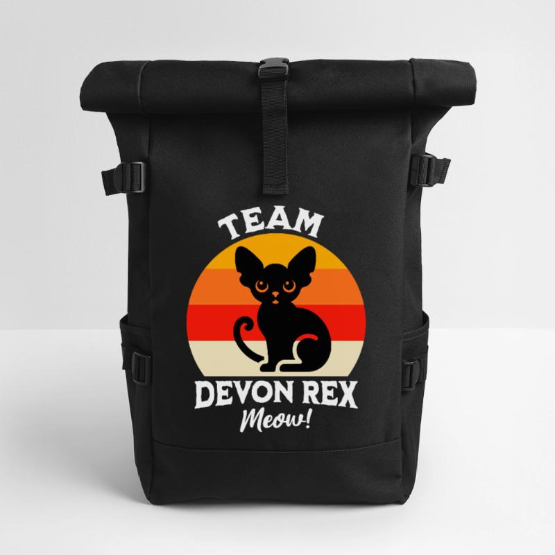 Team Devon Rex Roll Top Backpack