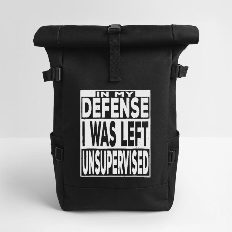 Left Unsupervised Defense Tee Roll Top Backpack