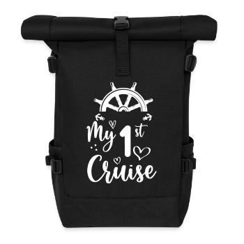 My 1st Cruise - Roll Top Backpack - black - Front